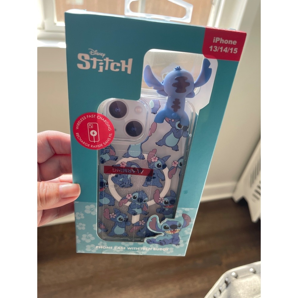 Disney Stitch Skinnydip Tech Buddy Phone Case iPhone 13 14 15 MagSafe Compatible